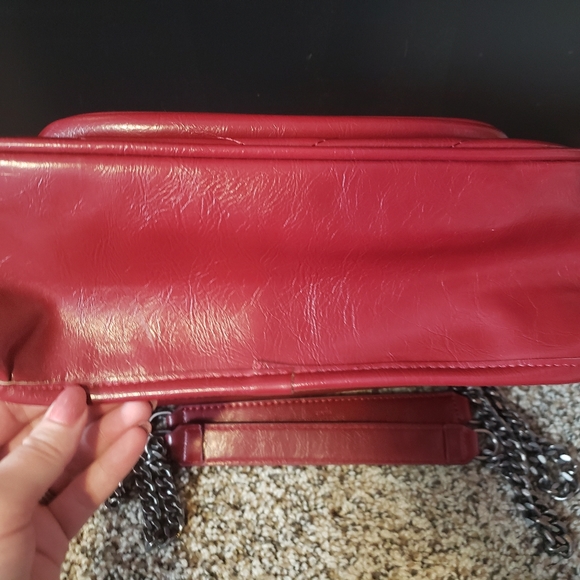 Burgundy Crossbody Bag !NOT AUTHENTIC BRAND! - Picture 10 of 15